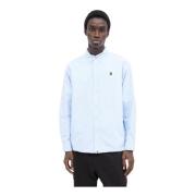 Klassieke Oxford Shirt met Logopatch A Bathing APE , Blue , Heren