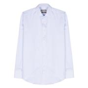 Impeccabile Katoenen Overhemd Canali , Blue , Heren