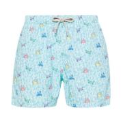 Krabprint Zwemshorts MC2 Saint Barth , Multicolor , Heren