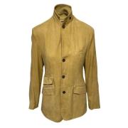 Pre-owned Suede outerwear Ralph Lauren Pre-owned , Yellow , Dames