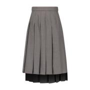Midi Skirts Thom Browne , Gray , Dames