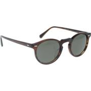 Gregory Peck Zonnebril Gepolariseerde Lenzen Oliver Peoples , Brown , ...