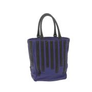 Pre-owned Leather totes Bottega Veneta Vintage , Purple , Dames