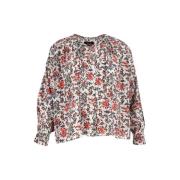 Pre-owned Silk tops Isabel Marant Pre-owned , Multicolor , Dames