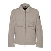 Stijlvol Lichtgewicht Overshirt Jas Belstaff , Gray , Heren