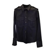 Pre-owned Cotton tops Tom Ford Pre-owned , Black , Dames