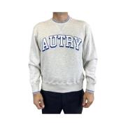 Grijs Blauw Sweatshirt Jersey Autry , Gray , Heren