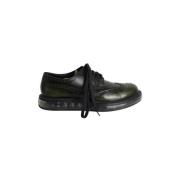 Pre-owned Leather flats Prada Vintage , Green , Heren