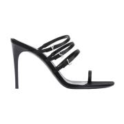 Sandals Saint Laurent , Black , Dames