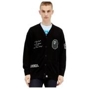 Grafische Patch Gebreide Vest A Bathing APE , Black , Heren