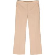 Ginger Root Straight Pants Twinset , Beige , Dames