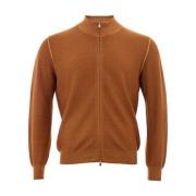 Cardigan Sweater Gran Sasso , Orange , Heren