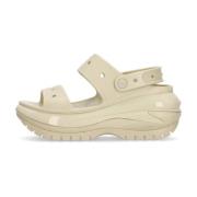 Klassieke Mega Crush Sandaal Crocs , Beige , Dames