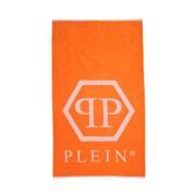 Oranje Strandhanddoek met Brand Logo Philipp Plein , Orange , Unisex