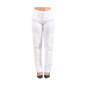 Dames Casual Broek Tori Dondup , White , Dames