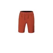 Geplooide Interlock Katoenen Shorts Moorer , Orange , Heren