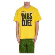 AI-Generated Logo Tee Doublet , Yellow , Heren