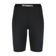 Training Shorts Vetements , Black , Dames