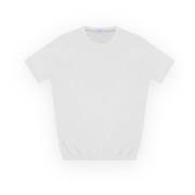 Gebreide Polo Shirt Korte Mouw People of Shibuya , White , Heren