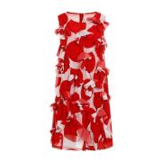 Wit Rood Blouse Comme des Garçons , Multicolor , Dames