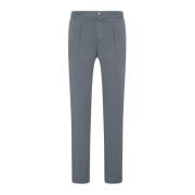 Grijze Katoenen Jogger-Style Broek Kiton , Gray , Heren