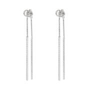 Pre-owned White Gold earrings Gucci Vintage , Gray , Dames
