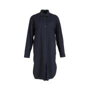 Pre-owned Polyester dresses Dries van Noten Pre-owned , Blue , Dames