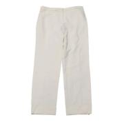 Pre-owned Cotton bottoms Armani Pre-owned , White , Dames