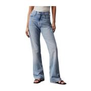 Klassieke Denim Jeans voor Dagelijks Gebruik Calvin Klein , Blue , Dam...