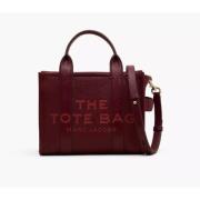 Rode Leren Tote Tas Marc Jacobs , Red , Dames