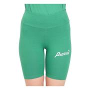Training Shorts Puma , Green , Dames