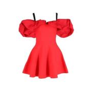 Pre-owned Fabric dresses Alexander McQueen Pre-owned , Red , Dames