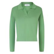 Klassieke Polo Shirt Gran Sasso , Green , Dames