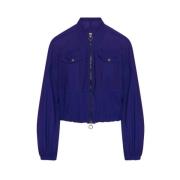 Radar Bomber Jacket High , Blue , Dames