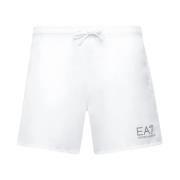 Zee shorts met elastische tailleband Emporio Armani EA7 , White , Here...