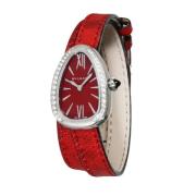 Stainless Steel watches Bvlgari , Red , Dames