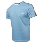 Slim Fit Gebreid T-shirt Emporio Armani , Blue , Heren