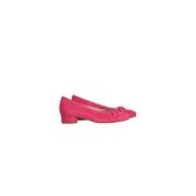 Fuchsia Pumps met Vierkante Neus en Gesp Detail Hassia , Pink , Dames