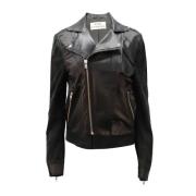 Pre-owned Leather outerwear Acne Studios Pre-owned , Black , Dames