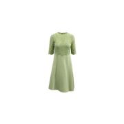 Pre-owned Wool dresses Valentino Vintage , Green , Dames