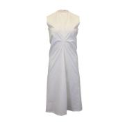 Pre-owned Cotton dresses Jil Sander Pre-owned , White , Dames