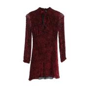 Pre-owned Fabric dresses Yves Saint Laurent Vintage , Red , Dames