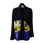 Zijden blouse met V-hals en lange mouwen Erika Cavallini , Multicolor ...