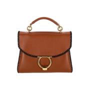 Pre-owned Leather shoulder-bags Salvatore Ferragamo Pre-owned , Brown ...