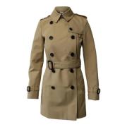 Pre-owned Polyester outerwear Burberry Vintage , Beige , Dames