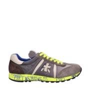 Grijze Nylon Sneakers Lucy Model Premiata , Multicolor , Heren