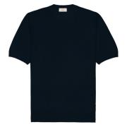 Linnen Katoen Marineblauw T-shirt Altea , Blue , Heren