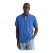 Contrast Piqué Polo Shirt Gant , Blue , Heren