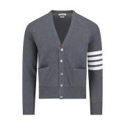 Grijze Cardigan Sweaters Thom Browne , Gray , Heren