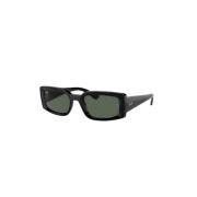 Rb4395 Zonnebril Groene Donkere Lenzen Ray-Ban , Black , Unisex